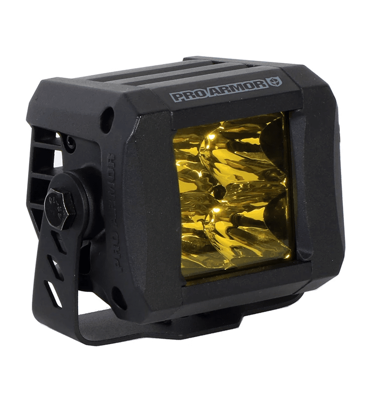 Pro Armor Onyx Spot LED Cube Light - Amber