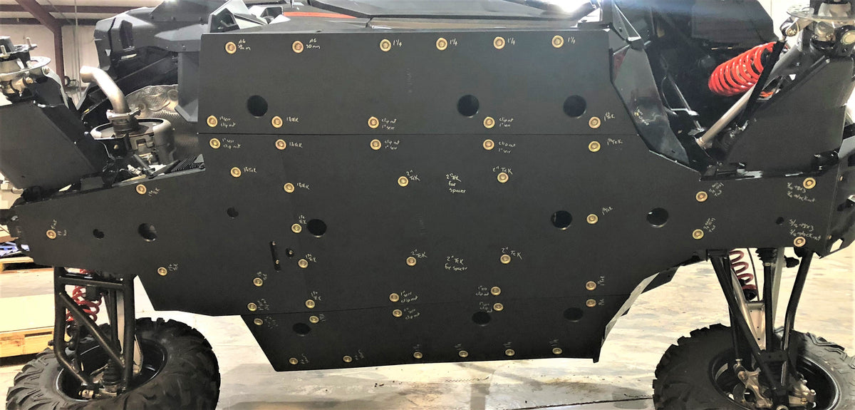 Trail Armor '20-'25 Can-Am Maverick Trail Full Skids w/ Nerfs Integrated Slider