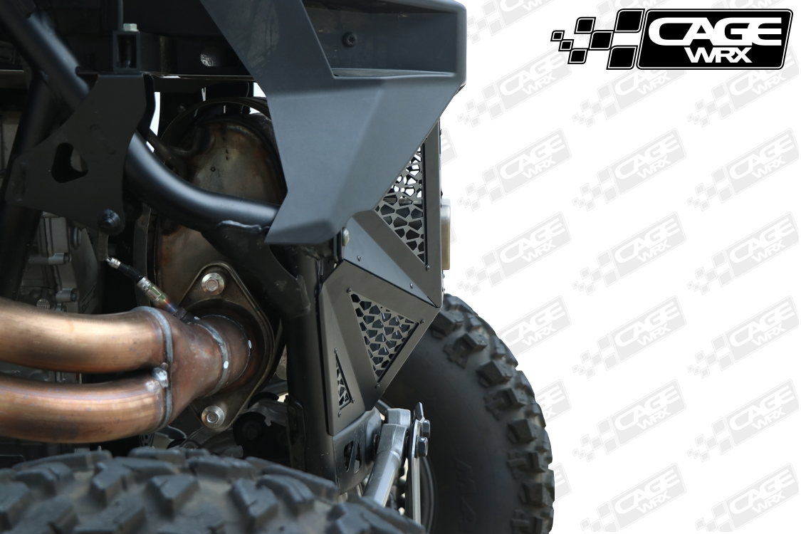 CageWRX Polaris RZR Pro R Rear Exhaust Cover