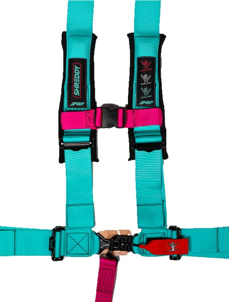 PRP X Shreddy 5.3 Harness - Teal & Pink