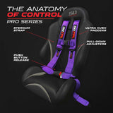 50 Cal Pro Series 4 point Harness with push button release 2" & 3" available