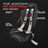 50 Cal Pro Series 4 point Harness with push button release 2" & 3" available