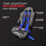 50 Cal 2" 4 Point Racing Harness – Pro Series Race Latch | 50 Caliber Racing