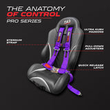 50 Cal 2" 4 Point Racing Harness – Pro Series Race Latch | 50 Caliber Racing
