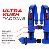 50 Cal Pro Series 4 point Harness with push button release 2" & 3" available