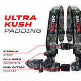 50 Cal Pro Series 4 point Harness with push button release 2" & 3" available