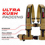 50 Cal Pro Series 4 point Harness with push button release 2" & 3" available