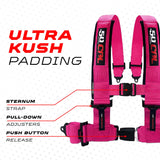 50 Cal Pro Series 4 point Harness with push button release 2" & 3" available
