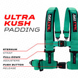 50 Cal Pro Series 4 point Harness with push button release 2" & 3" available