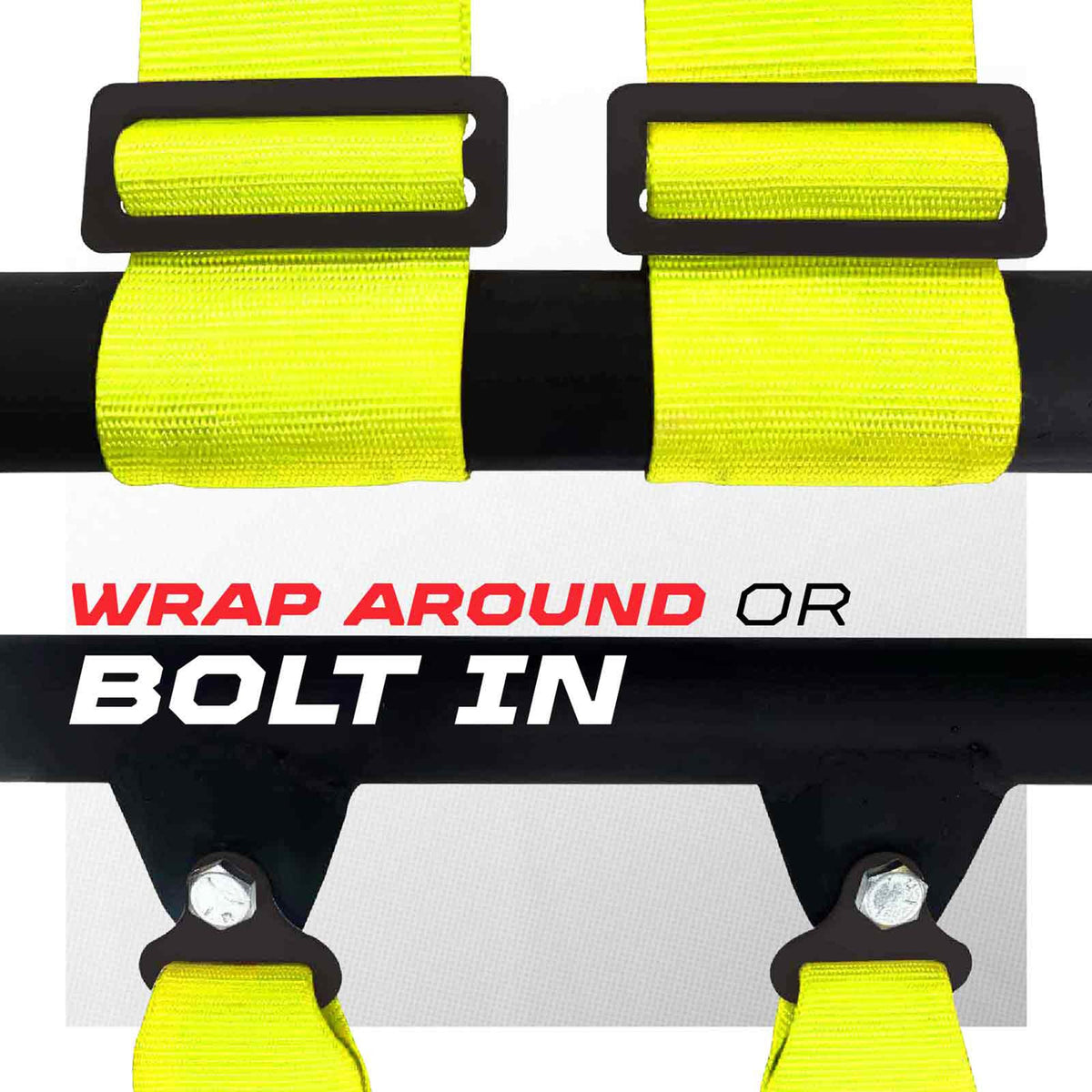 50 Cal Pro Series 4 point Harness with push button release 2" & 3" available