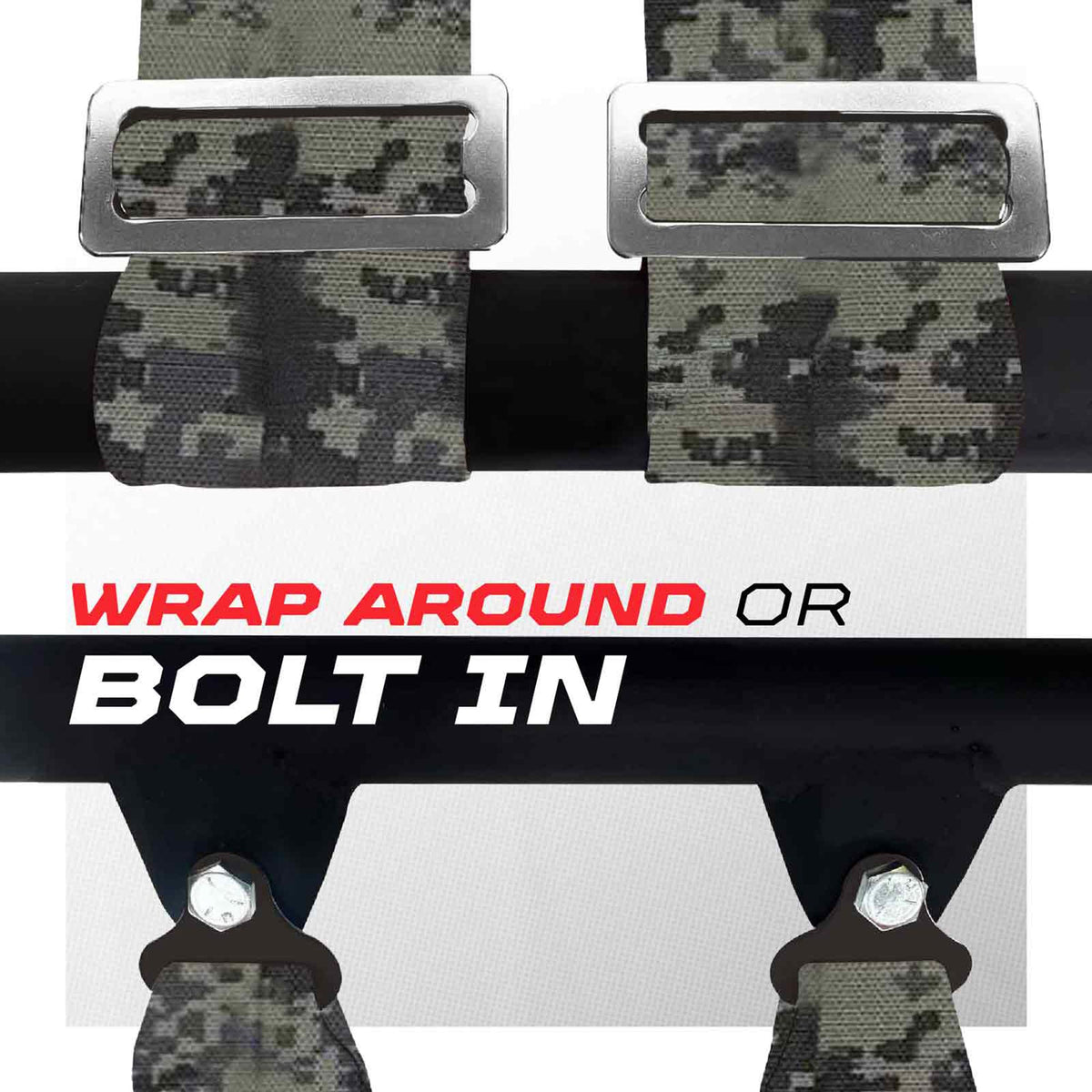 50 Cal Pro Series 3" 4 point Harness Seat Belt 50 Caliber Racing