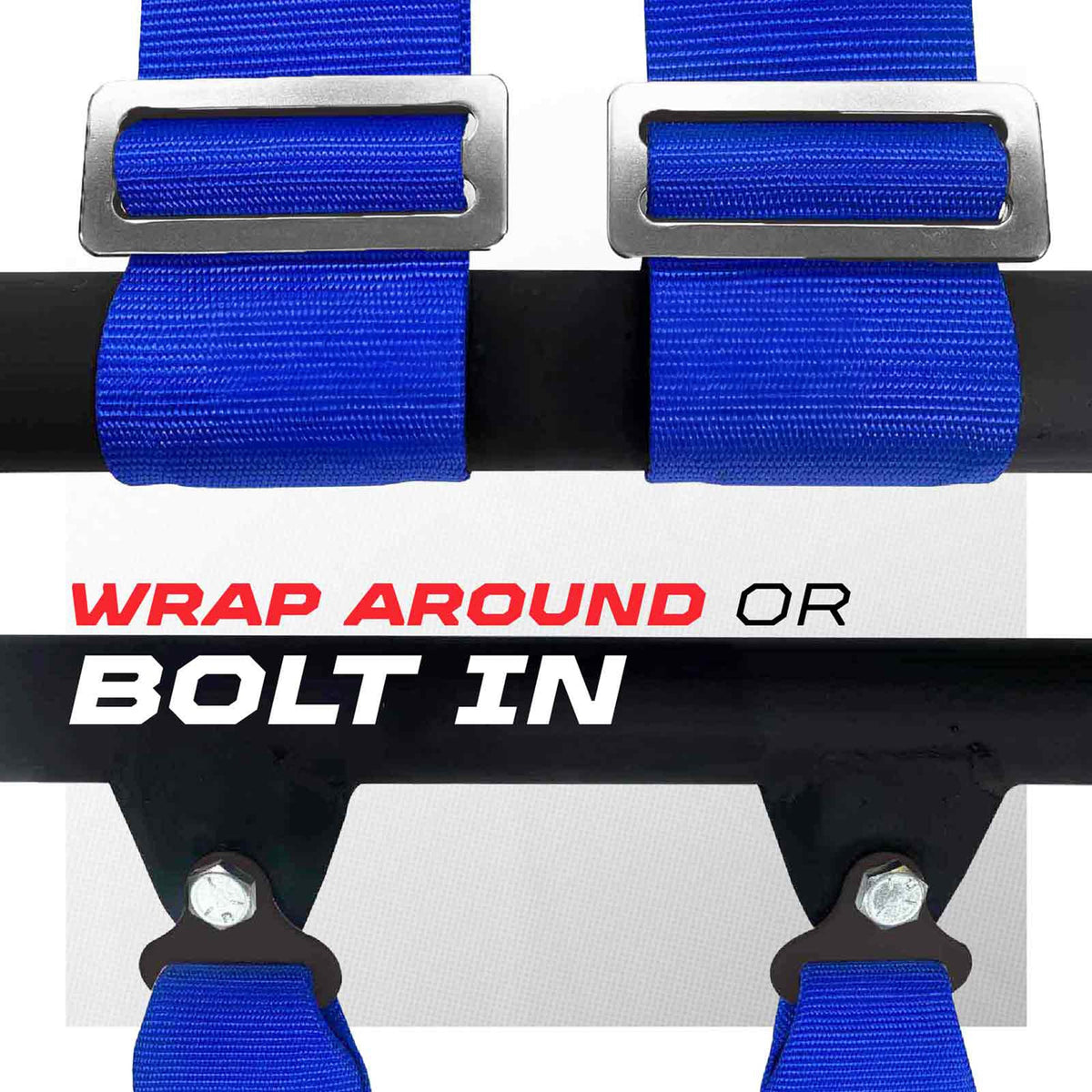50 Cal 2" 5 Point Racing Harness – Pro Series Race Latch | 50 Caliber Racing