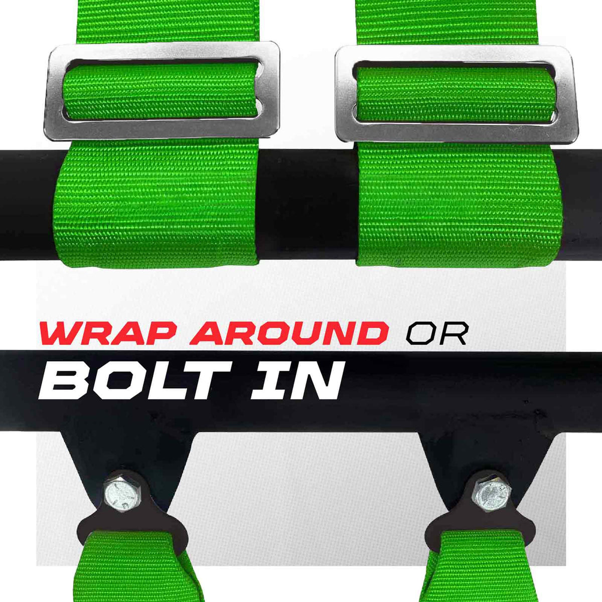 50 Cal 3" 5 Point Racing Harness – Pro Series Race Latch | 50 Caliber Racing