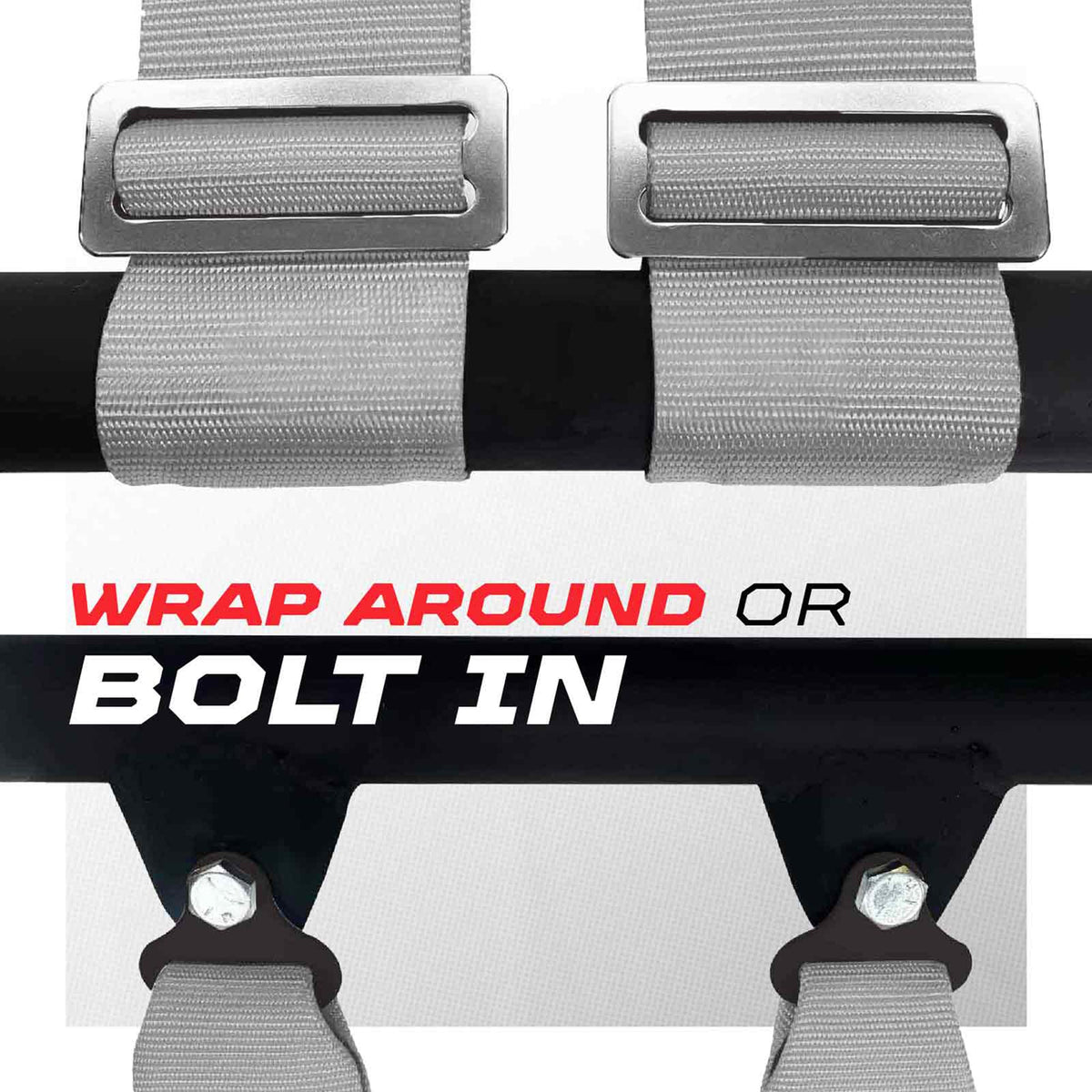 50 Cal 3" 5 Point Racing Harness – Pro Series Race Latch | 50 Caliber Racing