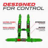 50 Cal Pro Series 3" 4 point Harness Seat Belt 50 Caliber Racing