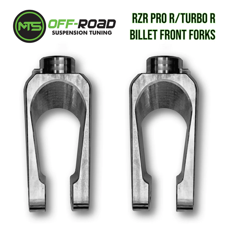 MTS Polaris RZR Pro R/Turbo R Billet Front Shock Forks - Set of 2