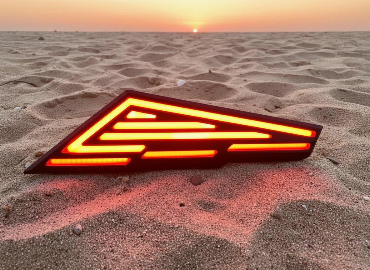 Marshin Whips Polaris RZR Pro R/Turbo R/Pro XP Billet LED Tail Light