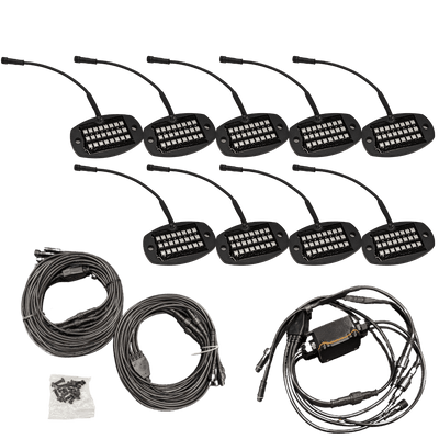 R1 Industries Wildcat Extreme LED Whip & Rock Light Party Pack