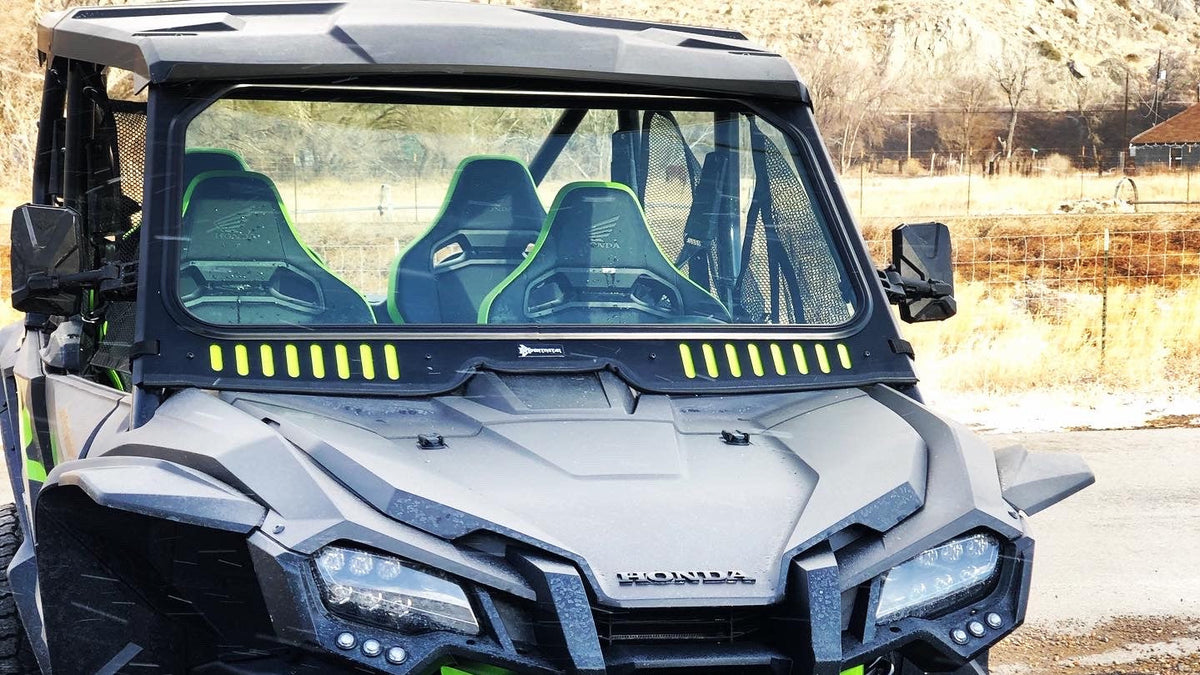 Bent Metal '19-'26 Honda Talon Vented Glass Windshield