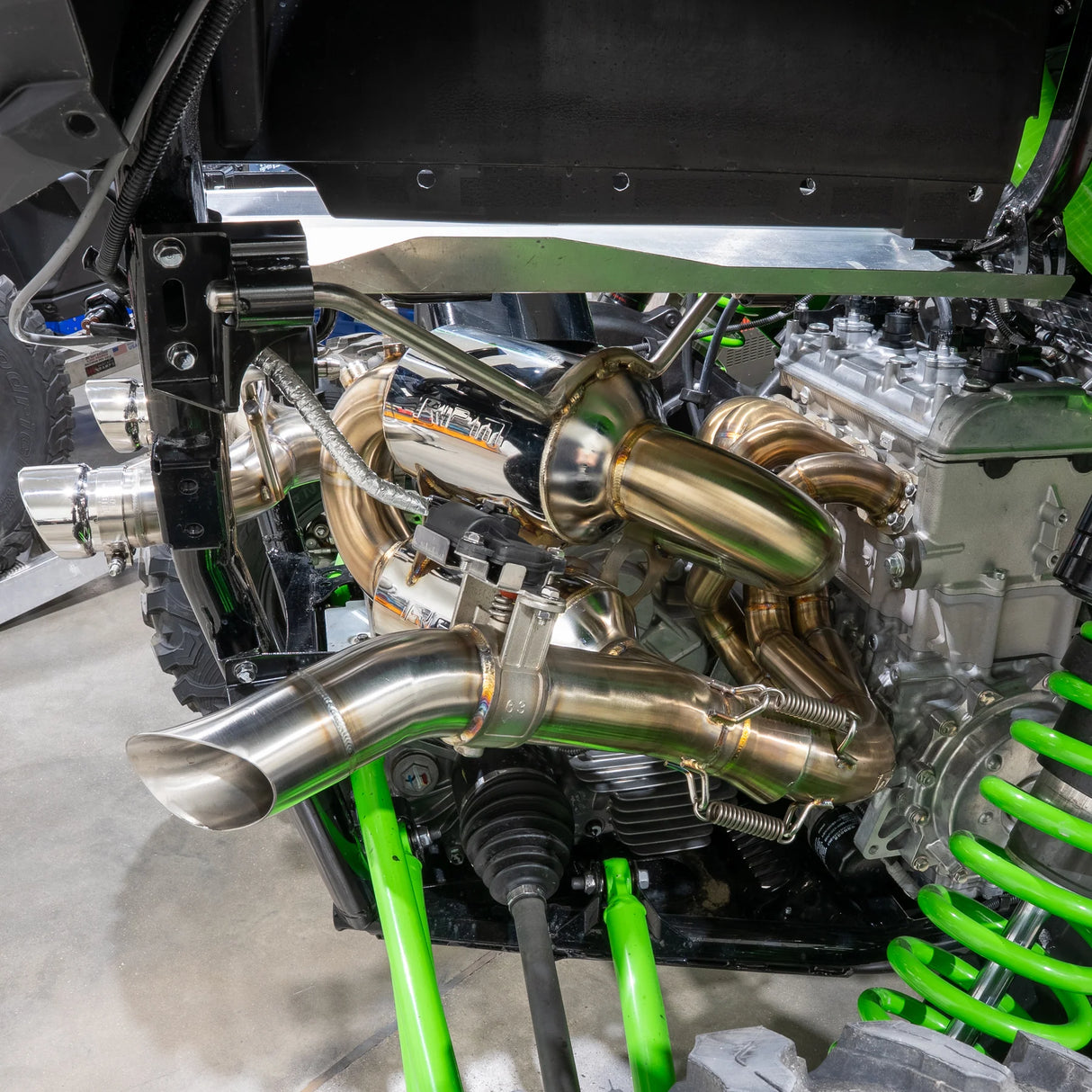 RPM Powersports Kawasaki Teryx H2 2.5" Dual Sport Full Exhaust & Optional E-Valve
