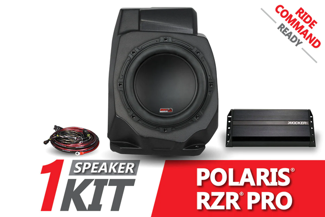 SSV Works '20-'24 Polaris RZR Pro Under-Dash 10" Subwoofer Enclosure For Ride Command