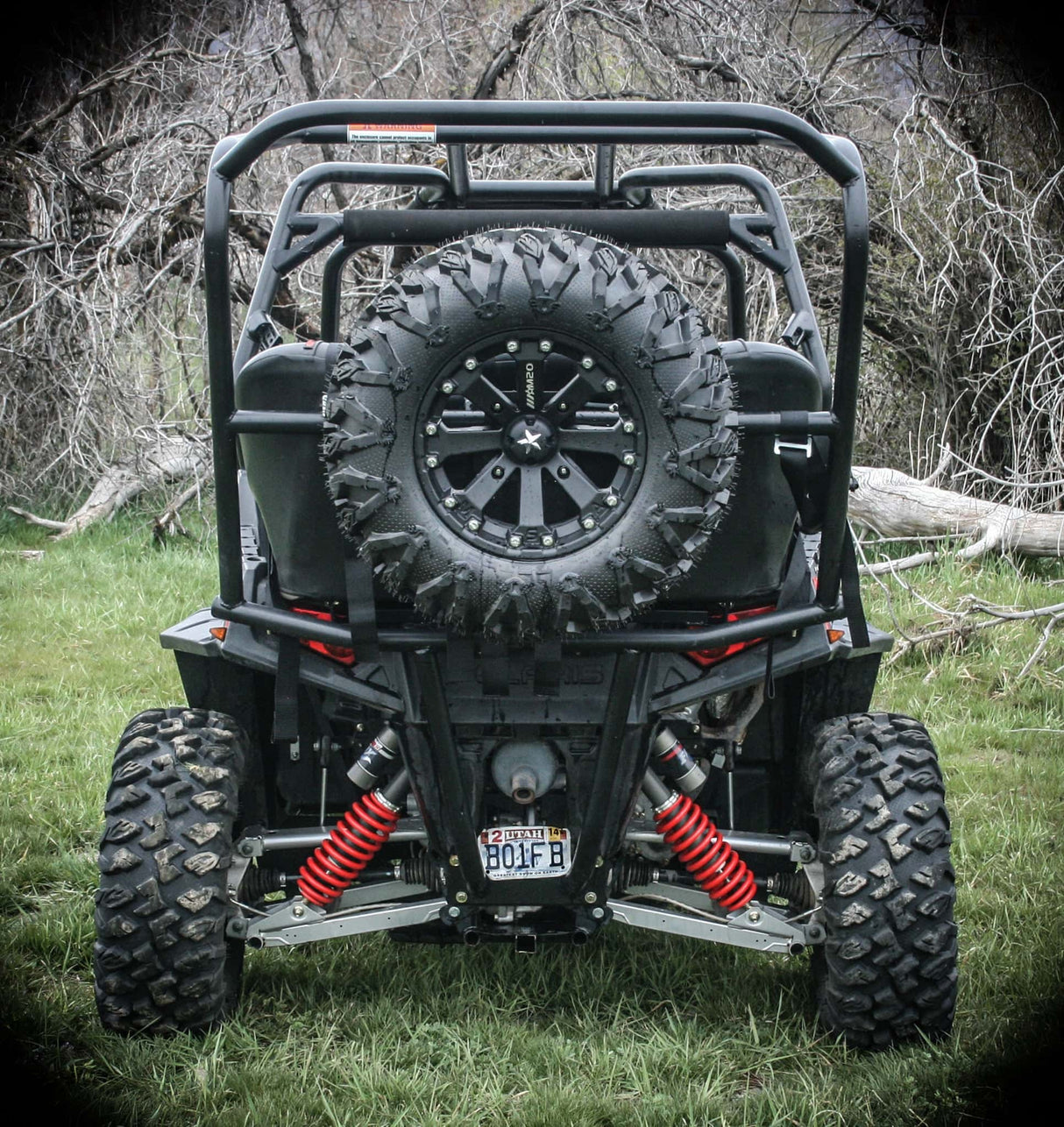 UTVMA Polaris RZR Spare Tire Rack