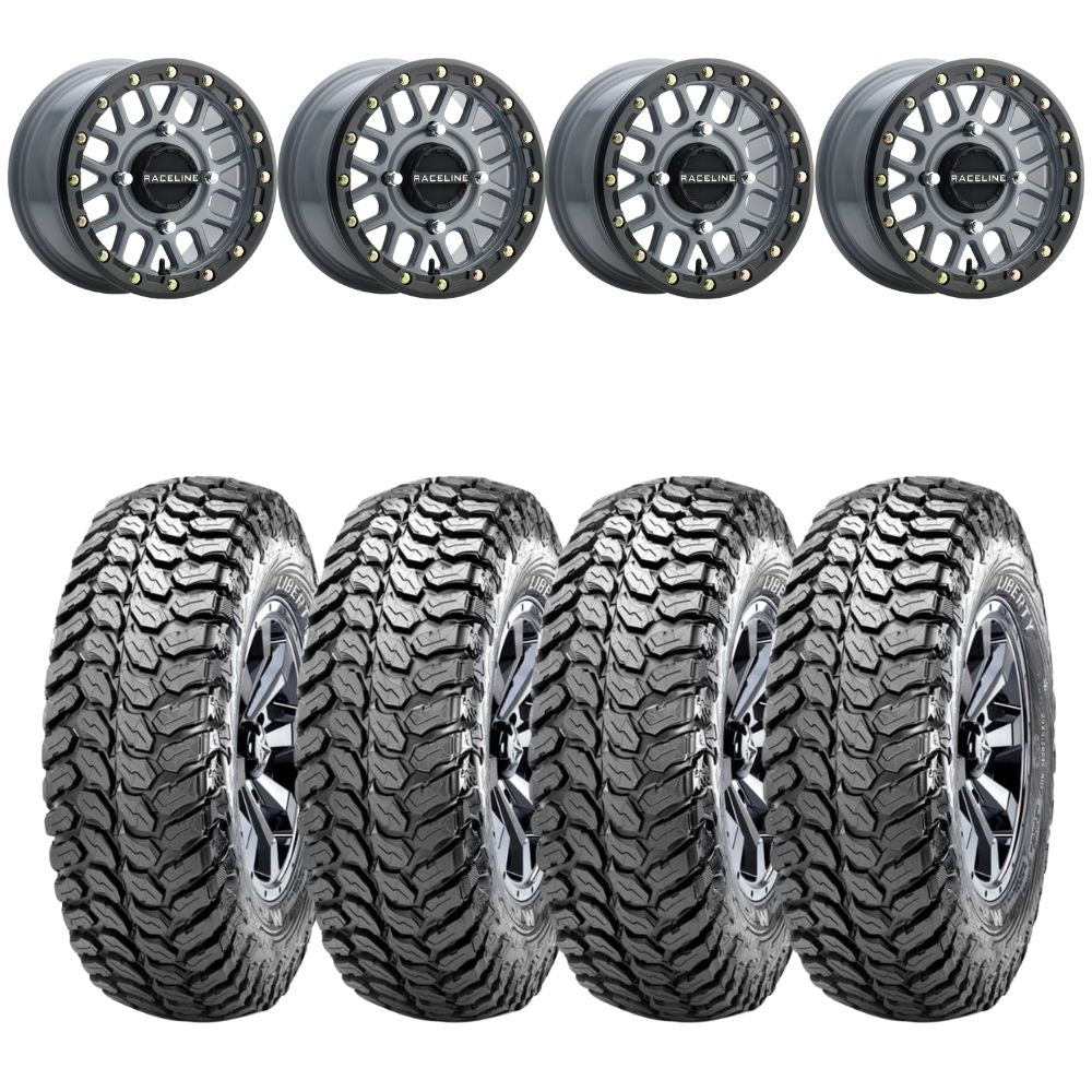 Raceline A93SG Podium Beadlock & Maxxis Liberty Performance Off Road Wheel & Tire Kit