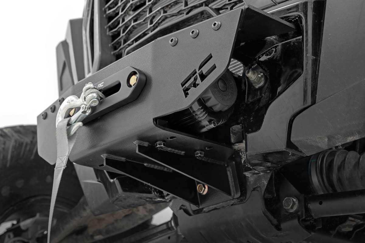 Rough Country Polaris RZR Turbo S Winch Mount