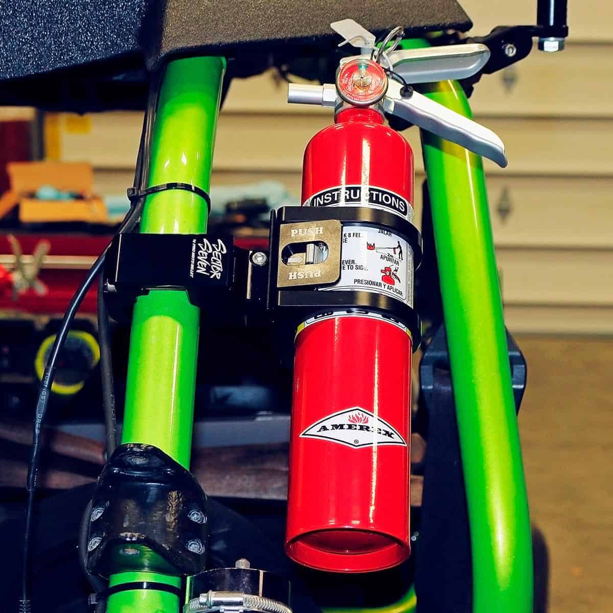 Sector Seven Quick Release Fire Extinguisher Mount