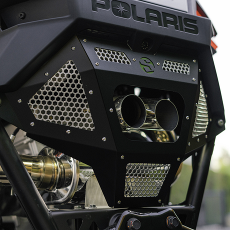 SDR Polaris Pro R Rear Exhaust Cover