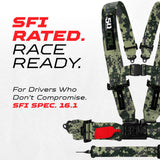 50 Cal SFI Approved 2" and  3" 5 point Harness, Racing Harness