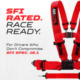 50 Cal SFI Approved 2" and  3" 5 point Harness, Racing Harness