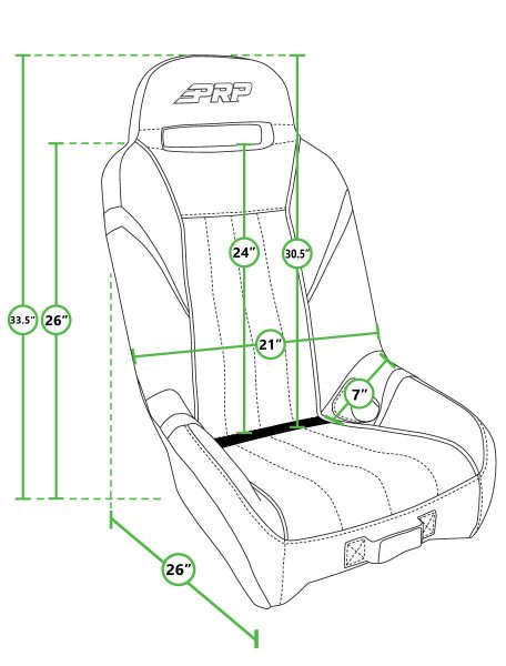 PRP X Shreddy GT/S.E Suspension Seat