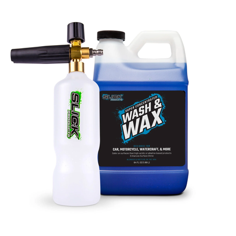 Slick Products Wash & Wax + Foam Cannon Bundle