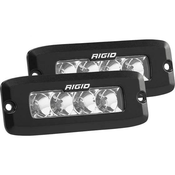 Rigid SR-Q Series Pro Flood Pair Black Flush Mount