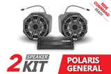 SSV Works 2-Speaker Plug-&-Play System for Ride Command - 2016-2020 Polaris General Kicker
