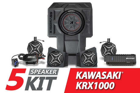SSV Works 5-Speaker SSV Works Audio-Kit - 2020-2023 Kawasaki KRX1000 2-Seater