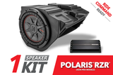 SSV Works Kicker 10in Subwoofer Plug-&-Play Kit for Ride Command - 2014-2023 Polaris RZR