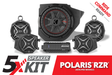 SSV Works '14-'23 Polaris RZR Phase X SSV 5-Speaker Plug-&-Play System For Ride Command