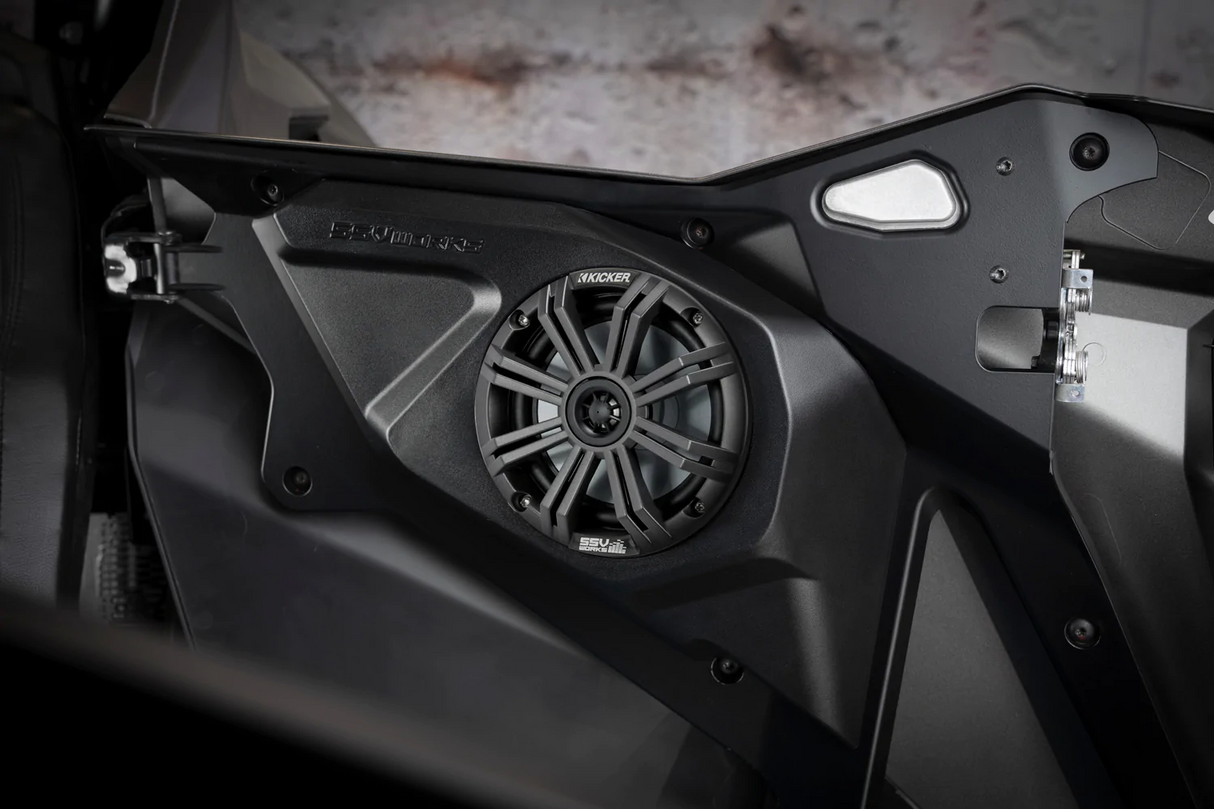 SSV Works '20-'24 Polaris RZR Pro Rear-Door 6.5" Add-On Speaker-Pods