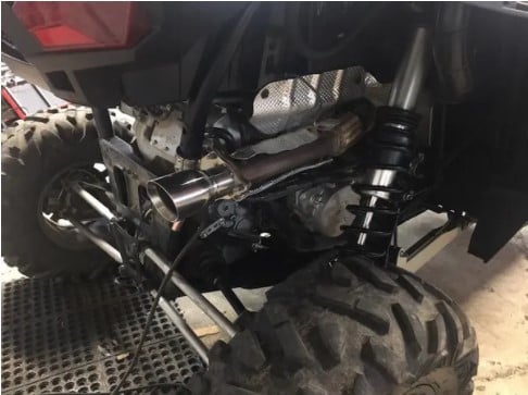 Aftermarket Assassins Polaris RZR XP Turbo / Turbo S Straight Pipe