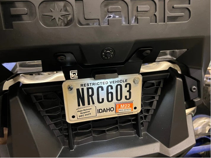 Corbin LED License Plate Brackets for Polaris UTVs