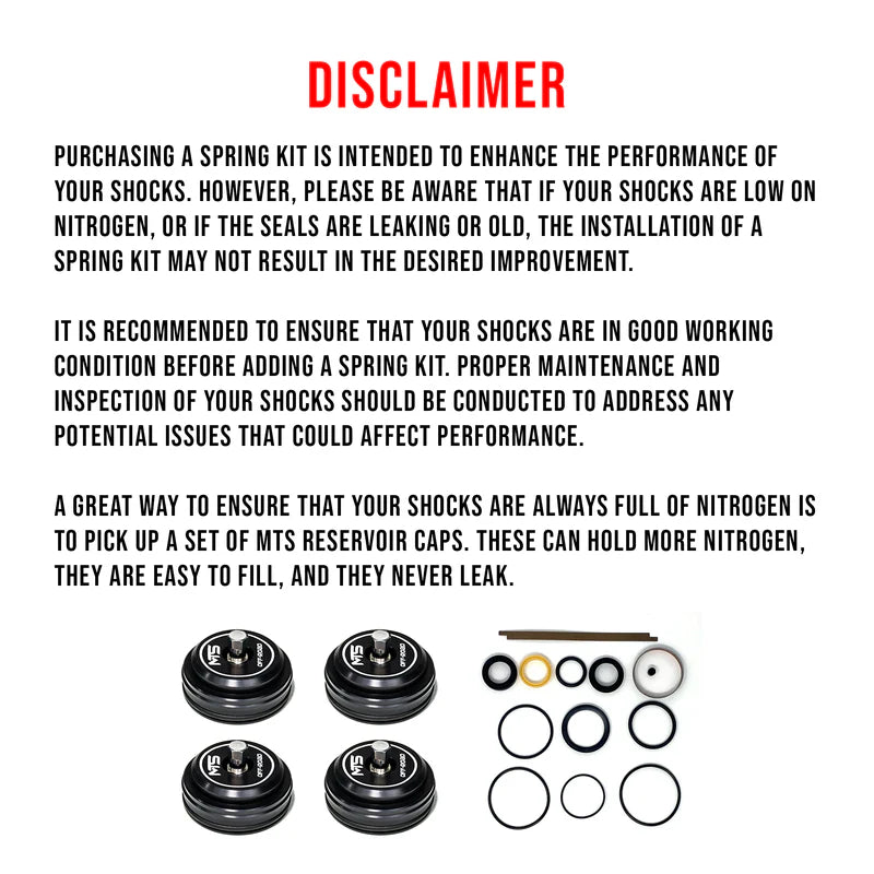 MTS Polaris RZR Dual Rate Spring Kit