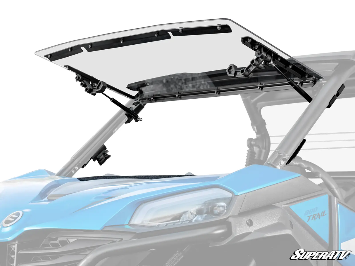 SuperATV CFMoto ZForce 950 Sport Scratch-Resistant Flip Windshield