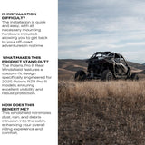Super Comp '25+ Polaris Pro R Rear Windshield