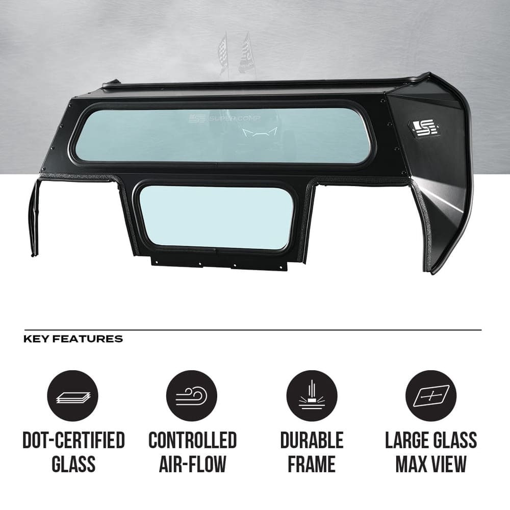 Super Comp '25+ Polaris Pro R Rear Windshield