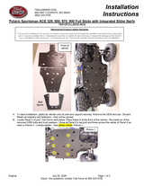 Trail Armor '14-'19 Polaris Sportsman ACE 900 XC Full Skid Plate