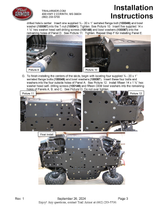 Trail Armor '15-'20 Can-Am Commander 800 Full Skids w/ Integrated Nerfs Slider