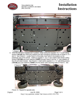 Trail Armor '14-'20 Can-Am Commander Max 1000 XT Full Skid Plate w/ Integrated Nerfs Slider