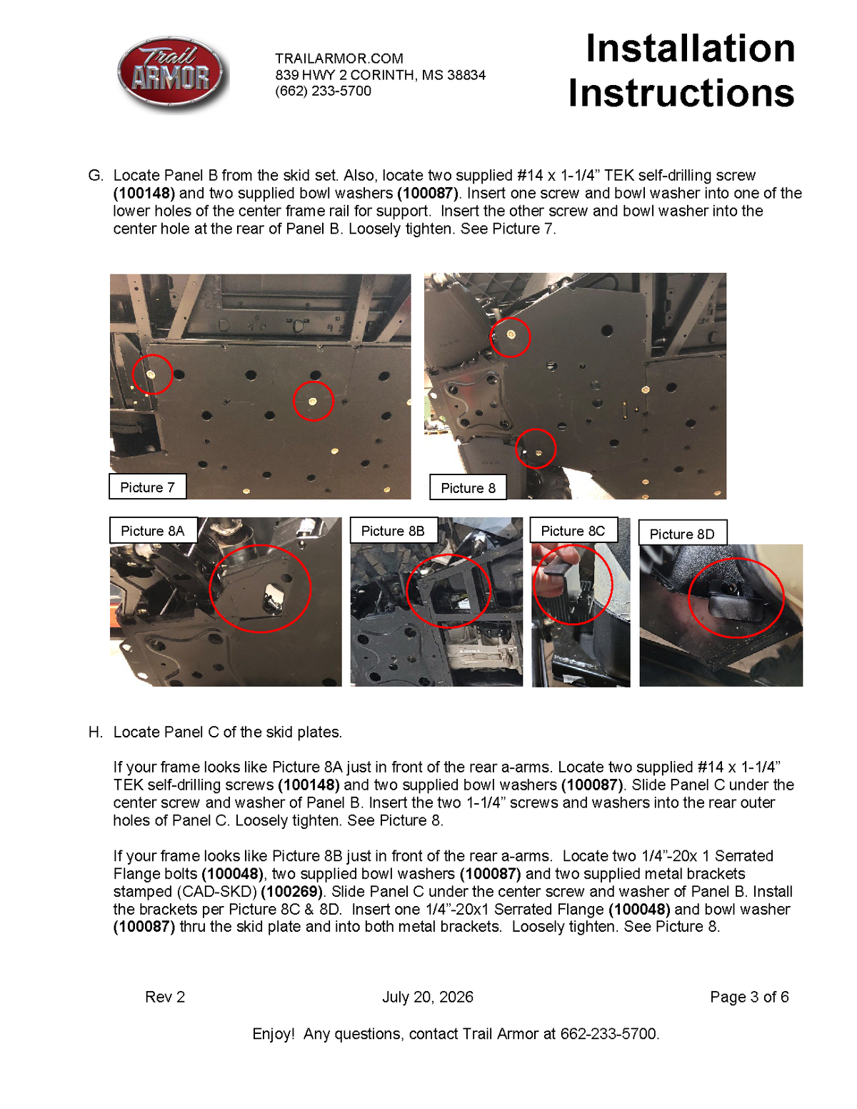 Trail Armor Can-Am Defender Max X MR HD10 Full Skid Plates